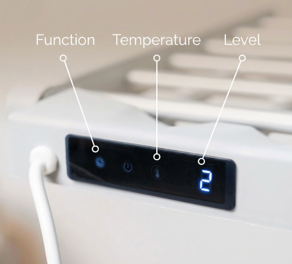 Electric Clothes Dryer with Touch Screen, Timer and Temperature Control