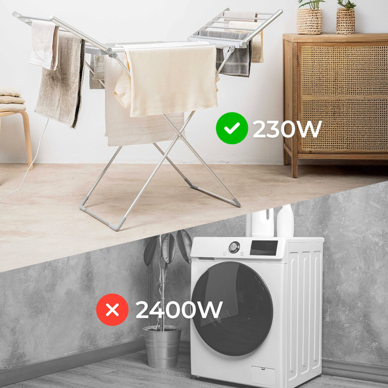 Electric Clothes Dryer with Touch Screen, Timer and Temperature Control