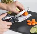 Scible Scissors with Knife and Built-in Small Cutting Board