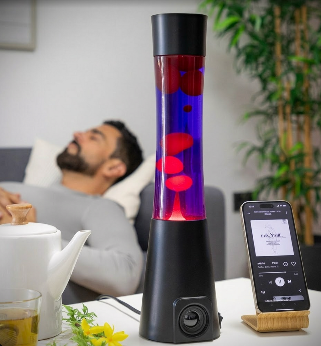 Lava Lamp with Speaker and Bluetooth connection