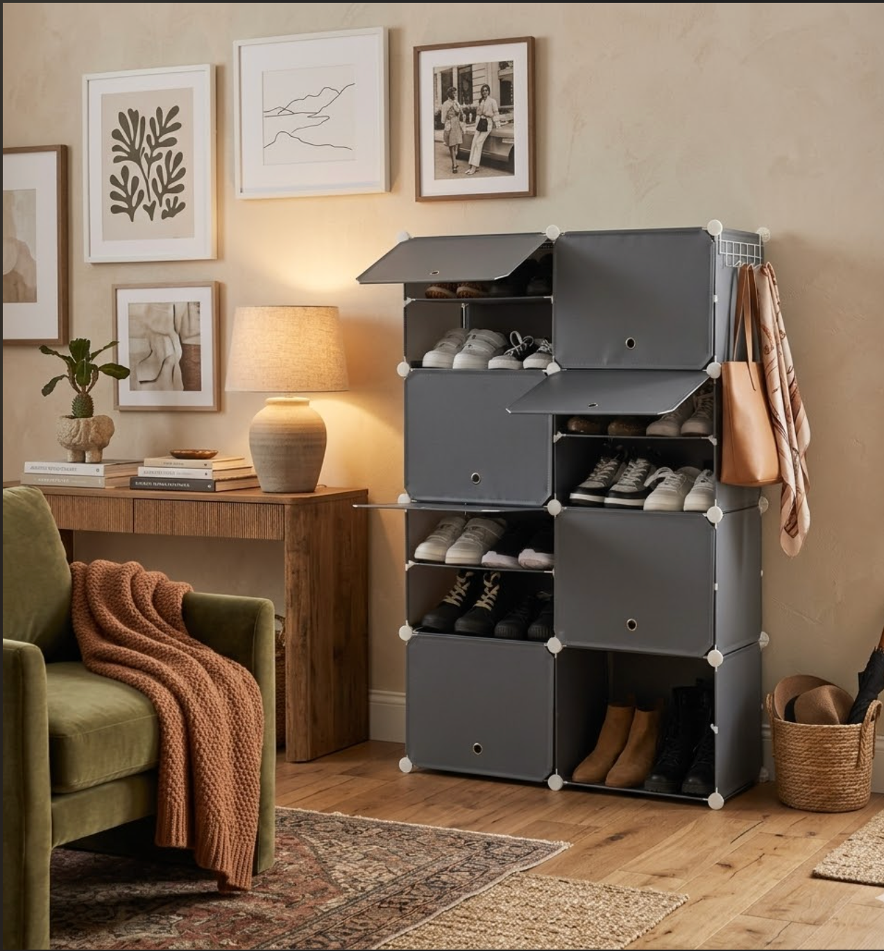 Portable Shoe Cabinet