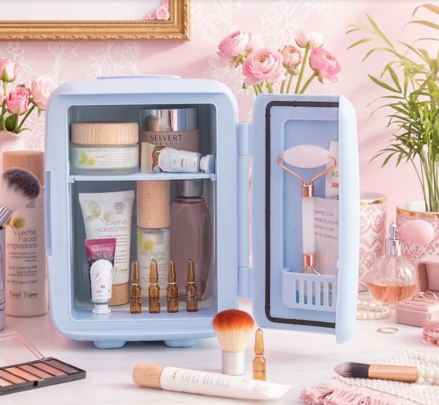 Mini Cosmetics Refrigerator
