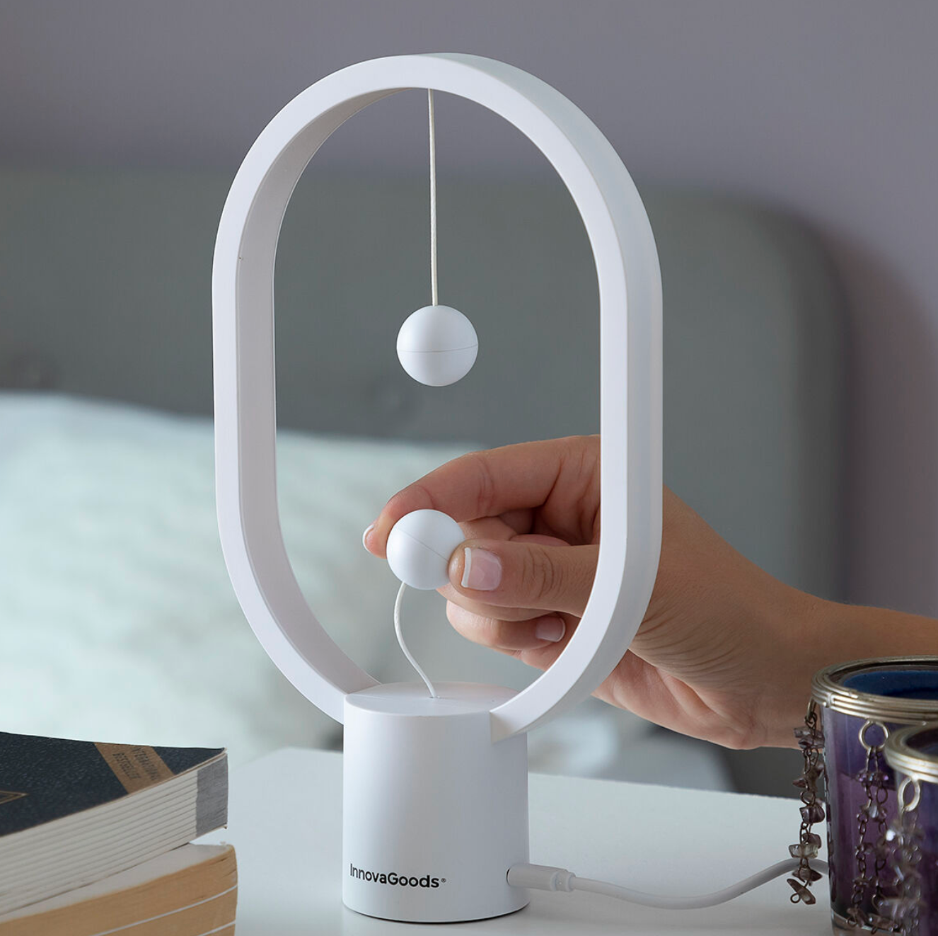 Balancing Lamp with Magnetic Switch