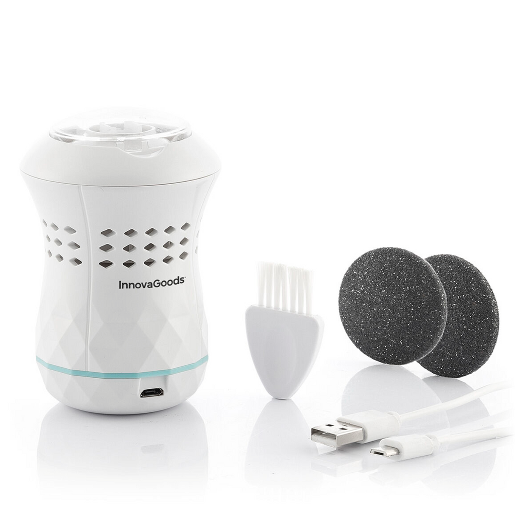 Pedicure File with Built-in Vacuum Cleaner
