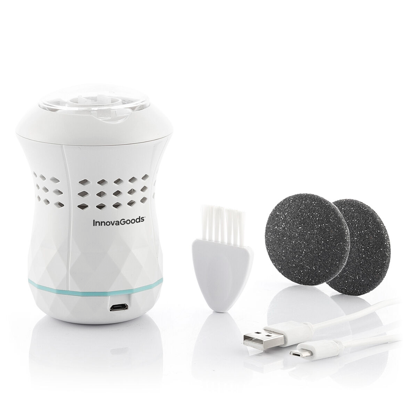 Pedicure File with Built-in Vacuum Cleaner