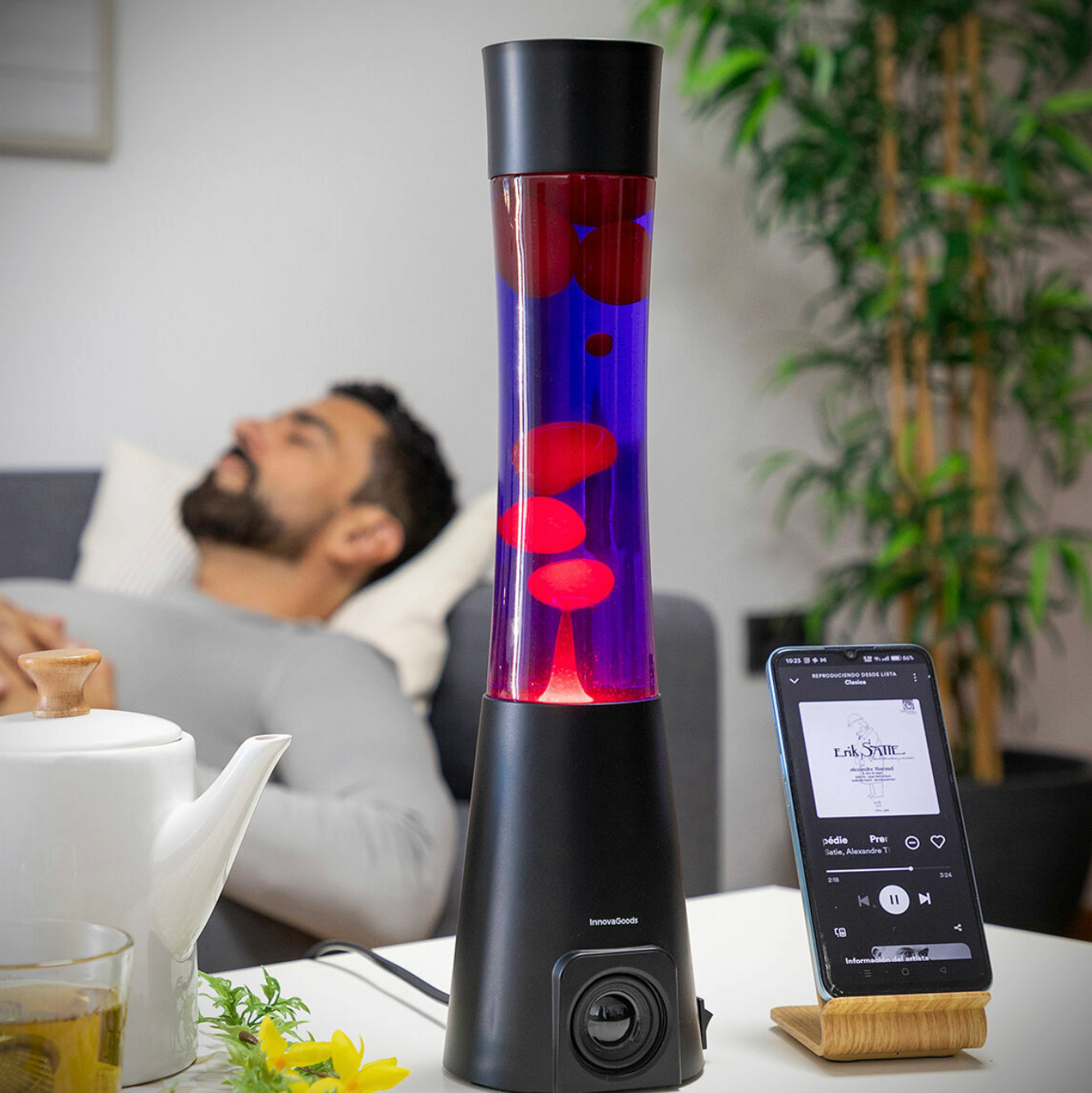 Lava Lamp with Speaker and Bluetooth connection