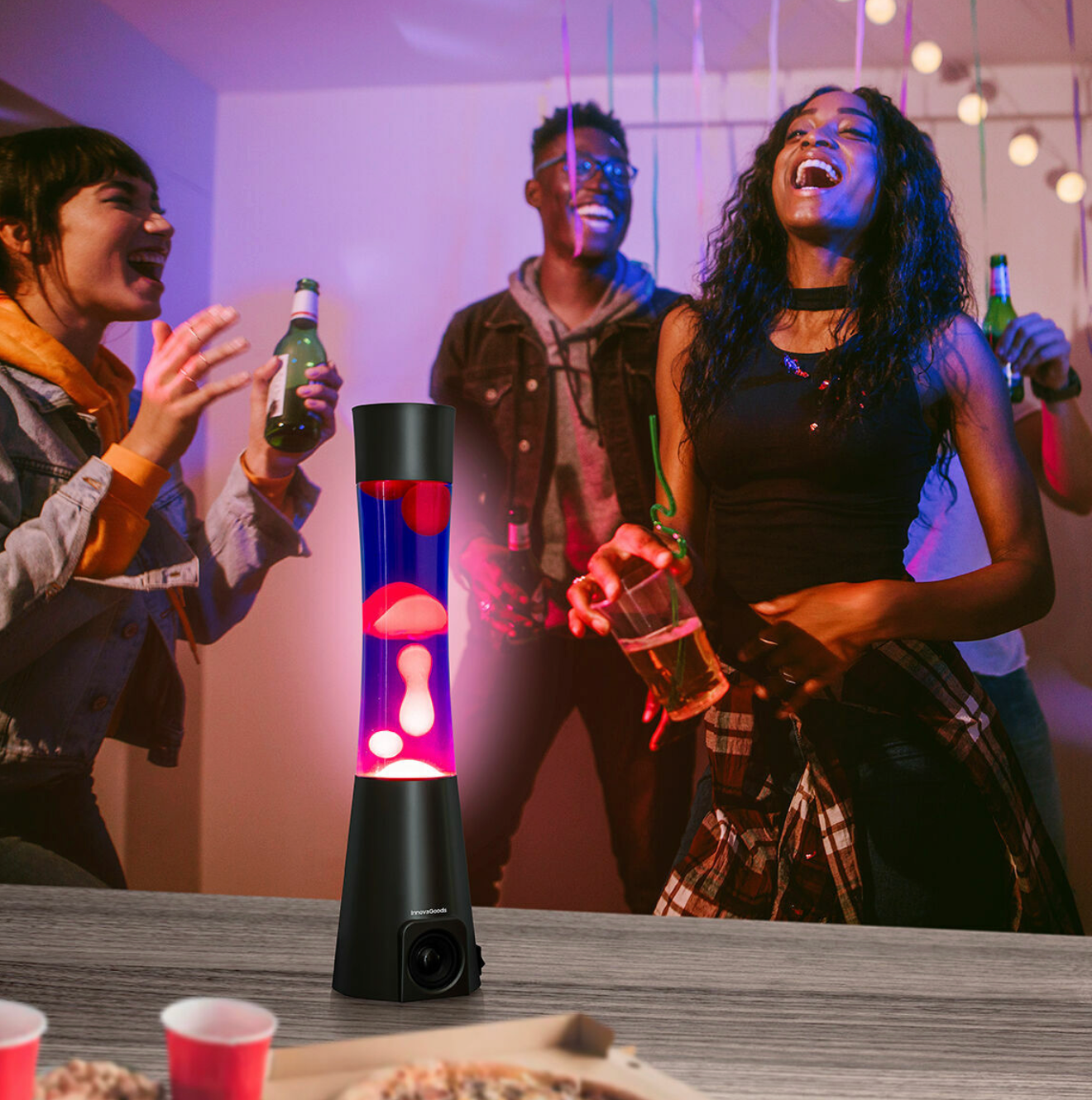 Lava Lamp with Speaker and Bluetooth connection