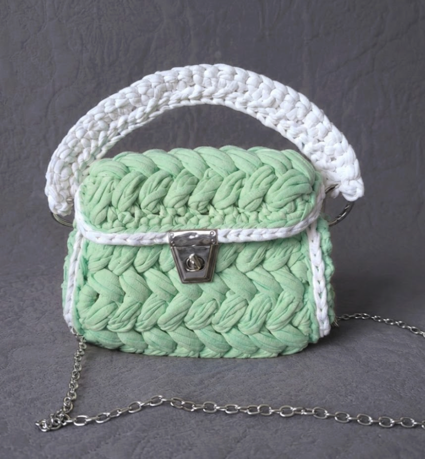 Handmade Purse - Mint Green